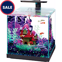 Aqueon Edgelit Cube Glass Aquarium