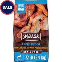 Merrick Grain Free Real Chicken & Sweet Potato Recipe Large Breed Dry Dog Food