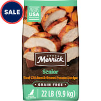 Merrick Grain Free Real Chicken & Sweet Potato Recipe Senior Dry Dog Food