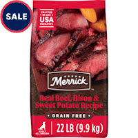 Merrick Grain Free Real Beef, Bison & Sweet Potato Recipe Dry Dog Food