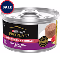 Purina Pro Plan SPECIALIZED Sensitive Skin & Stomach Tuna & Oat Meal Entree Wet Cat Food