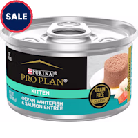 Purina Pro Plan Grain Free Ocean Whitefish & Salmon Formula Wet Kitten Food Pate