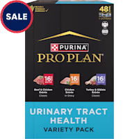 Purina Pro Plan Urinary Tract Chicken, Beef and Chicken, Turkey and Giblets Wet Cat Food Variety Pack