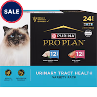 Purina Pro Plan Urinary Tract Ocean Whitefish with Salmon Entrees Health Pate Cat Food Variety Pack