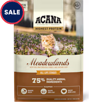ACANA Grain-Free Meadowlands Chicken Turkey Fish and Cage-Free Eggs Dry Cat Food
