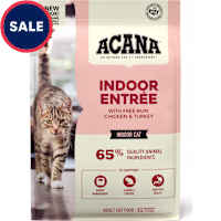 ACANA Indoor Entree for Indoor Cats Chicken Turkey Whole Herring and Rabbit Dry Cat Food
