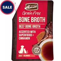 Merrick Bone Broth Grain Free Beef Wet Dog Food Topper