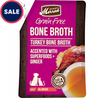 Merrick Bone Broth Grain Free Turkey Wet Dog Food Topper