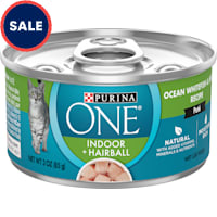 Purina ONE Indoor High Protein Indoor Advantage Ocean Whitefish & Rice Pate Wet Cat Food