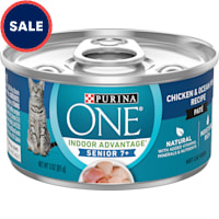 Purina ONE Natural Grain Free Vibrant Maturity 7+ Chicken & Ocean Whitefish Recipe Senior Pate Wet Cat Food