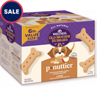 Wellness Old Mother Hubbard Classic P-Nuttier Value Box Natural Large Oven-Baked Biscuits Dog Treats