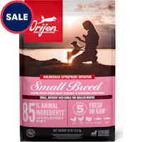 ORIJEN Grain Free, Small Breed, High Protein, Fresh & Raw Animal Ingredients Dry Dog Food