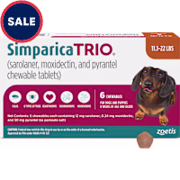 Simparica Trio for Dogs 11.1-22 lbs.
