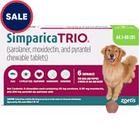 Simparica Trio for Dogs 44.1-88 lbs.