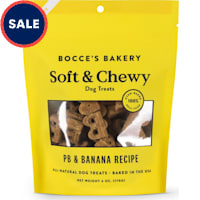 Bocce's Bakery Basic Peanut Butter Banana Soft & Chewy Dog Treats