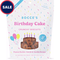 Bocce's Bakery Birthday Cake Dog Biscuits
