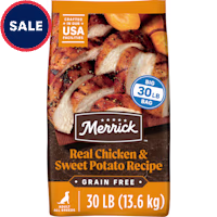 Merrick Premium Wholesome Natural Kibble with Real Chicken and Sweet Potato Grain Free Dry Adult Dog Food