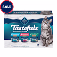 Blue Buffalo Blue Tastefuls Natural Adult  Entree Variety Pack Wet Cat Food