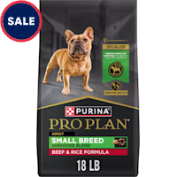 Purina Pro Plan Shredded Blend Beef and Rice Formula with Guaranteed Live Probiotics Small Breed Dry Dog Food