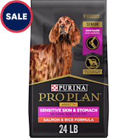 Purina Pro Plan Sensitive Skin & Stomach Formula Senior Adult 7+ Salmon & Rice Dry Dog Food