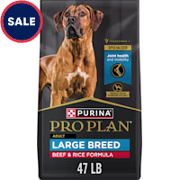 Purina Pro Plan Specialized Beef and Rice Formula Large Breed Dry High Protein Food With Probiotics for Dogs
