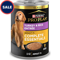Purina Pro Plan 7 Plus Turkey and Rice Entree Classic for Senior Adult Wet Dog Food