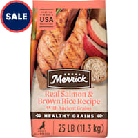 Merrick Healthy Grains Real Salmon and Brown Rice Recipe with Ancient Grains Adult Dry Dog Food