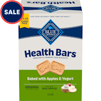 Blue Buffalo Health Bars Oven-Baked with Natural Ingredients, Apples & Yogurt, Crunchy Dog Biscuits