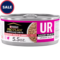 Purina Pro Plan Veterinary Diets UR Urinary St/Ox Savory Selects Feline Formula Salmon Recipe in Sauce Wet Cat Food