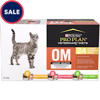 Purina Pro Plan Veterinary Diets OM Savory Selects Wet Cat Food Variety Pack