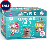 Weruva Classics Seafood & Eat It Variety Pack Wet Cat Food
