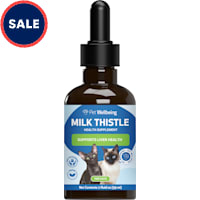 Pet Wellbeing Milk Thistle Natural Liver Disease Support Supplement for Cats