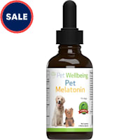 Pet Wellbeing Melatonin Natural Dog Adrenal Support & Anxiety Support Supplement