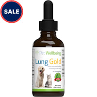 Pet Wellbeing Lung Gold Natural Dog Immune Booster for Lung Infections Supplement