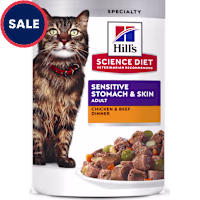 Hill's Science Diet Adult Sensitive Stomach & Sensitive Skin Chicken & Beef Cat Food