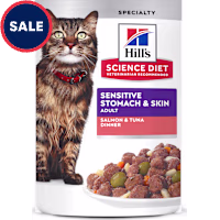Hill's Science Diet Adult Sensitive Stomach & Sensitive Skin Salmon & Tuna Cat Food
