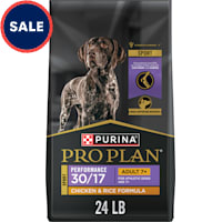 Purina Pro Plan Sport Adult 7 Plus Performance 30/17 Chicken and Rice Formula High Protein Dry Dog Food