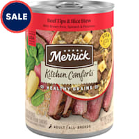 Merrick Healthy Grains Kitchen Comforts, Beef Tips and Rice Stew Wet Dog Food