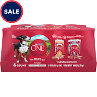 Purina ONE Tender Cuts in Gravy Chicken and Brown Rice, Beef and Barley Entrees Wet Dog Food Variety Pack