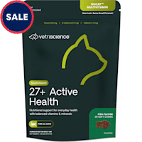 VetriScience NuCat Multivitamin Everyday Health Bite-Sized Fish Flavor Cat Chews
