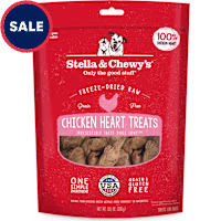 Stella & Chewy's Freeze-Dried Raw Single Ingredient Chicken Hearts Dog Treats