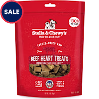 Stella & Chewy's Freeze-Dried Raw Single Ingredient Beef Heart Dog Treats