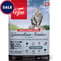 ORIJEN Grain Free Premium High Protein Fresh & Raw Animal Ingredients Guardian Senior Dry Cat Food