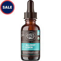 Earth Animal Natural Remedies Allergy & Skin Liquid Homeopathic Allergy Supplement for Dogs & Cats