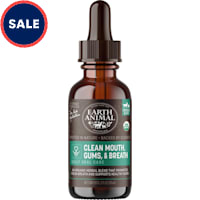 Earth Animal Natural Remedies Clean Mouth, Gums & Breath Liquid Homeopathic Dental Supplement for Dogs & Cats