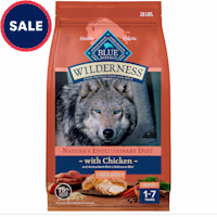 Blue Buffalo Wilderness Natural High-Protein Chicken Recipe Dry Food for Large Breed Adult Dogs