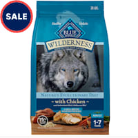 Blue Buffalo Wilderness Natural High-Protein Healthy Weight Chicken Recipe Dry Food for Large Breed Adult Dogs