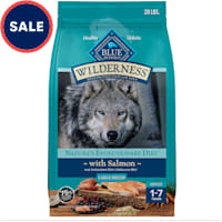 Blue Buffalo Wilderness Natural High-Protein Dry Food for Adult Dogs with Wholesome Grains & Duck