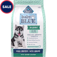 Blue Buffalo Baby Blue Healthy Growth Formula with DHA, High-Protein Savory Chicken Recipe Natural Dry Food for Puppies
