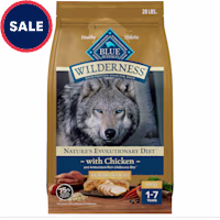 Blue Buffalo Wilderness Natural High-Protein Healthy Weight Chicken Recipe Dry Food for Adult Dogs